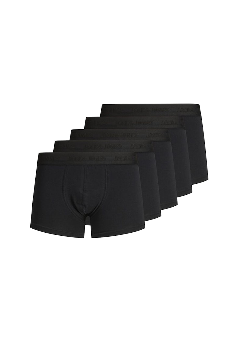 Jack&Jones - Боксерки - 5 чифта - Черен к… - Цена и наличност