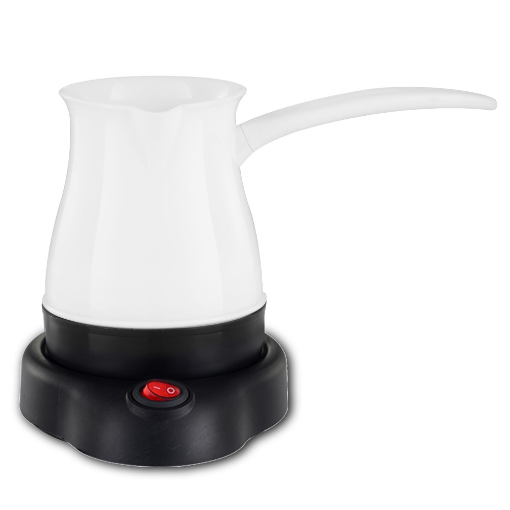 Джезве електрическо Rosberg R51165BS, 600W, 300 ml, Безжична употреба, Бял