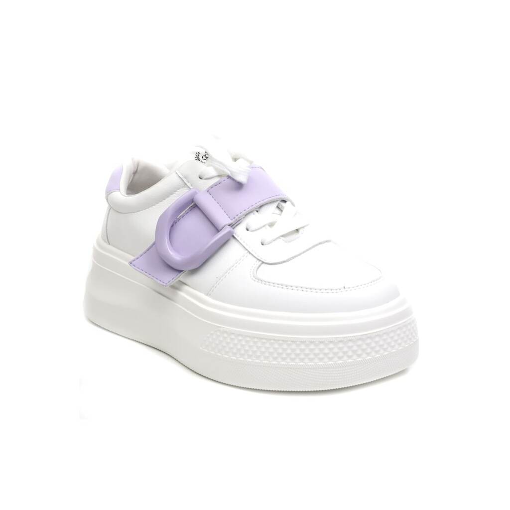 Дамски маратонки E23070 WHITE/LAVENDER