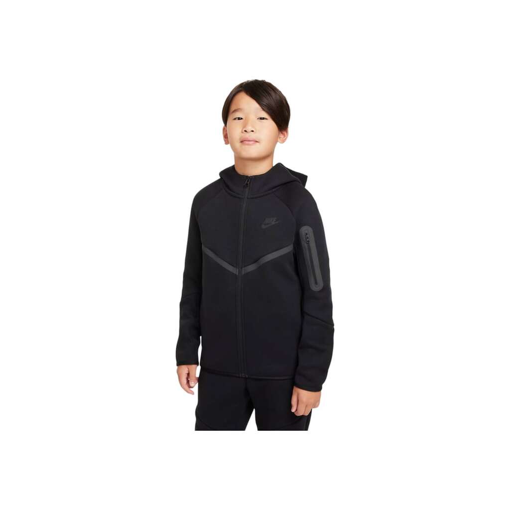 Суичър  Tech Fleece FZ - PD 39093 - Черен