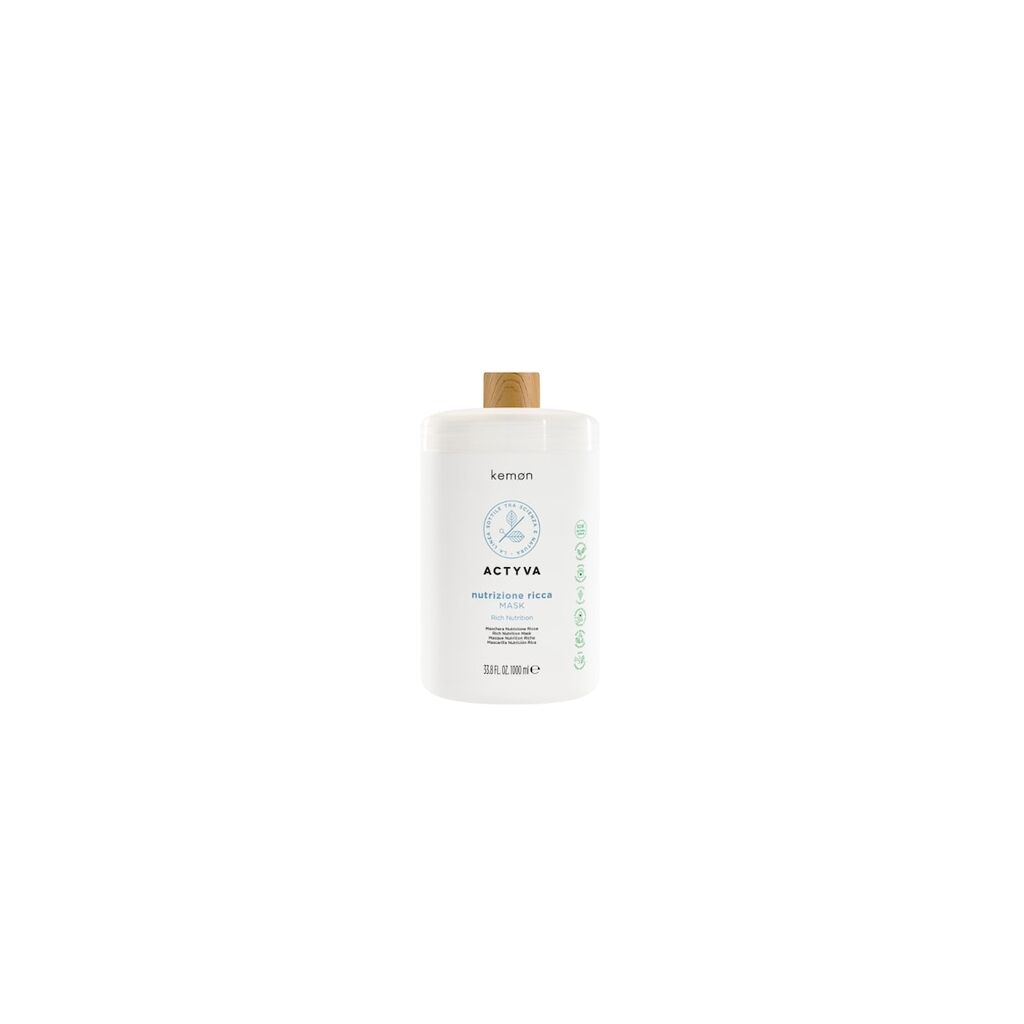 Интензивно хидратираща маска за много суха коса  Actyva Nutrizione Ricca - 1000 ml