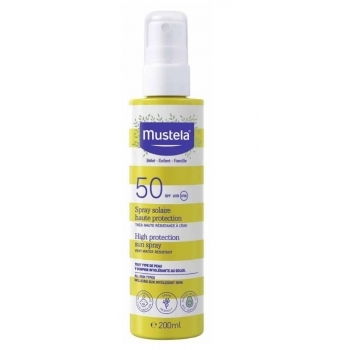 МУСТЕЛА Слънцезащитен спрей SPF50+ за лице и тяло 200 мл.