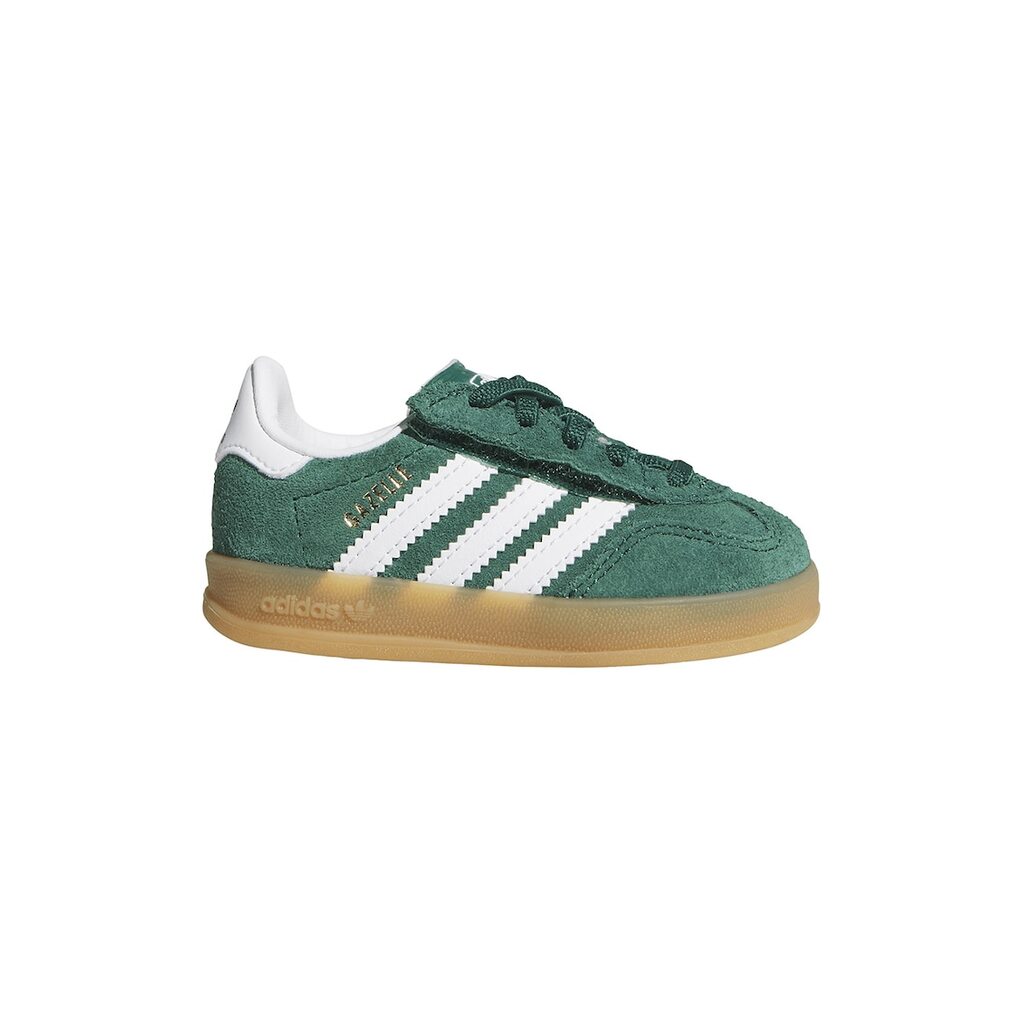 Велурени маратонки Gazelle Indoor - Бял/Зелен