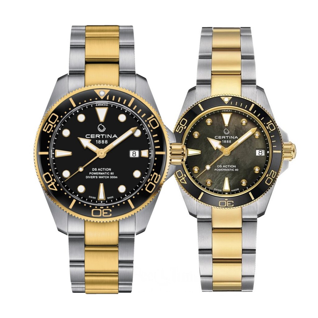 Комплект часовници за двойки Certina DS Action C032.607.22.051.00-C032.007.22.126.00