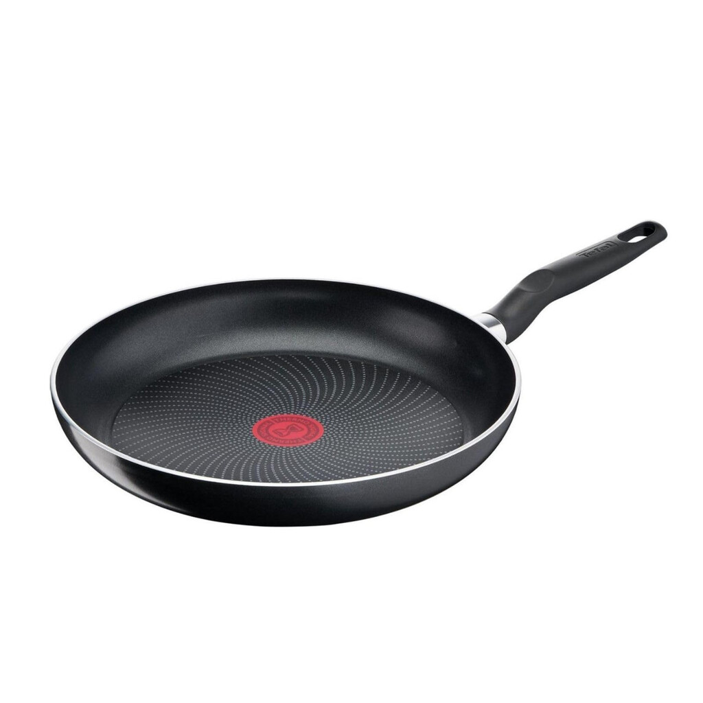 Тиган Tefal Start Easy C2690721, 30 см, Титаниево покритие, Thermo-signal, Thermo-Fusion, Индукция, Черен