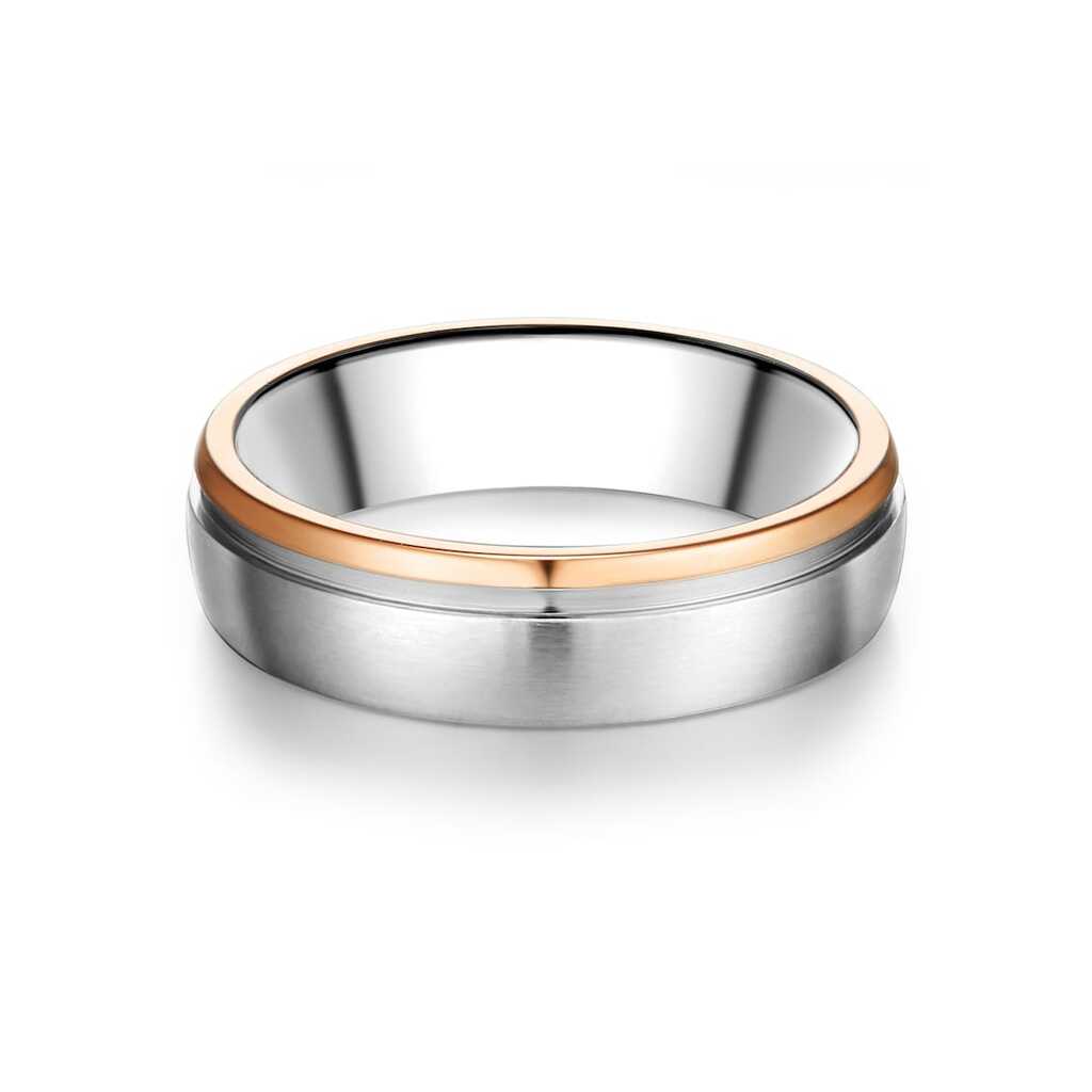 Пръстен от неръждаема стомана с покритие от 18K злато