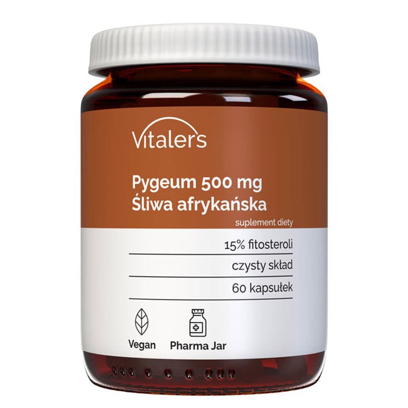 Простата и уринарен тракт - Пигеум (Африканска череша), 500 mg x 60 капсули