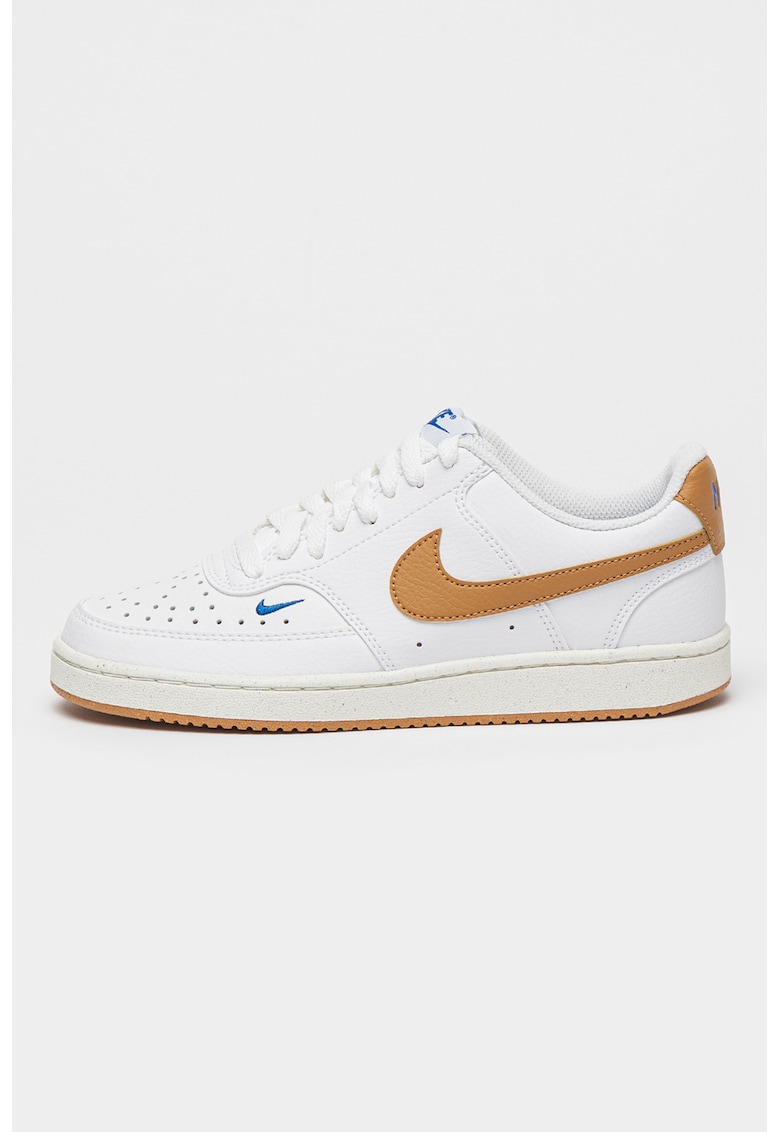 Спортни обувки Nike Court Vision Low Next Nature - Бял/Карамел