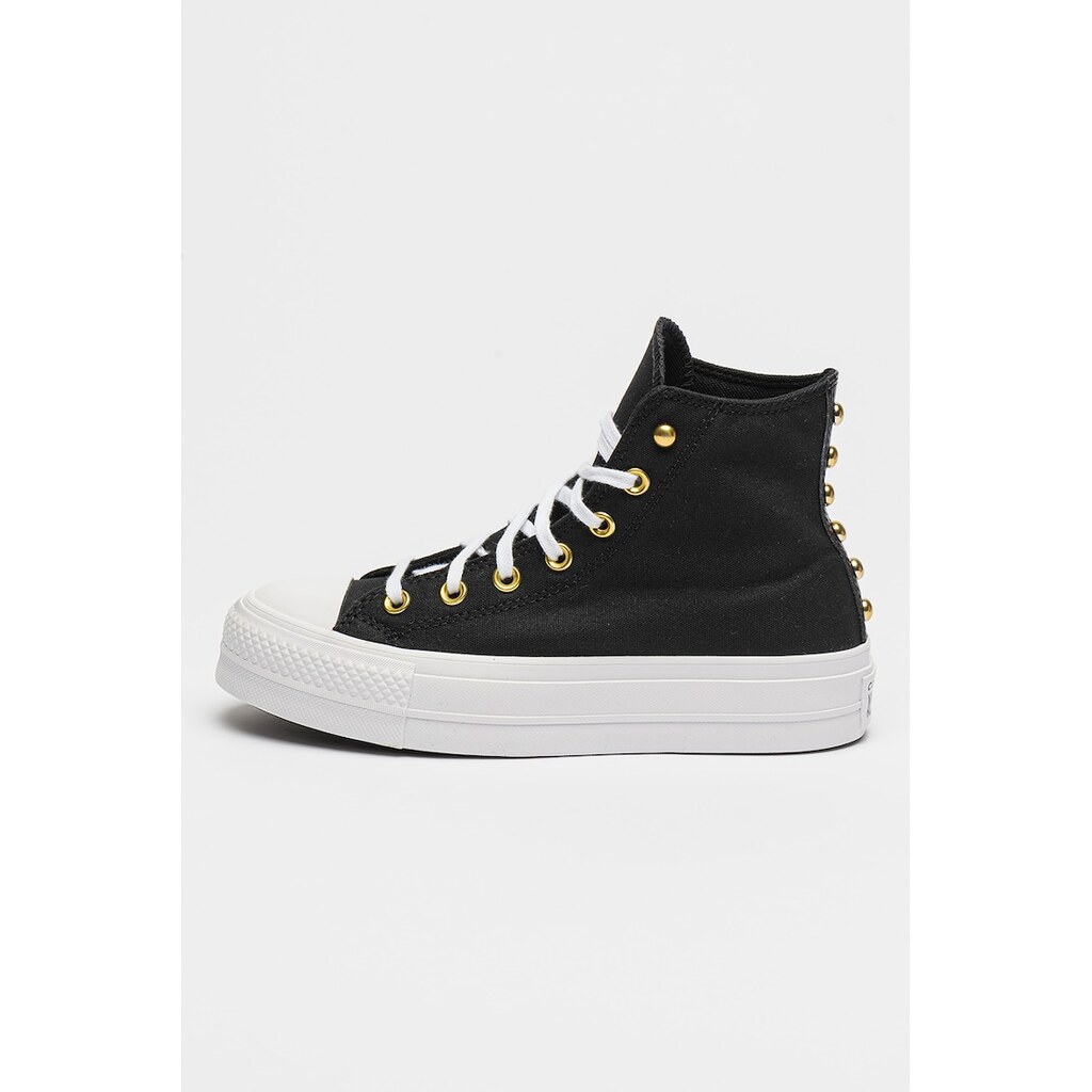 Текстилни кецове Chuck Taylor All Star Lift с капси - Черен