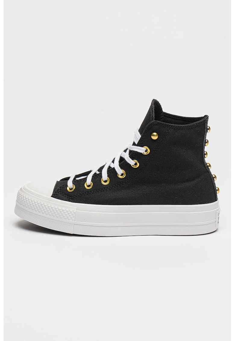 Текстилни кецове Chuck Taylor All Star Lift с капси - Черен