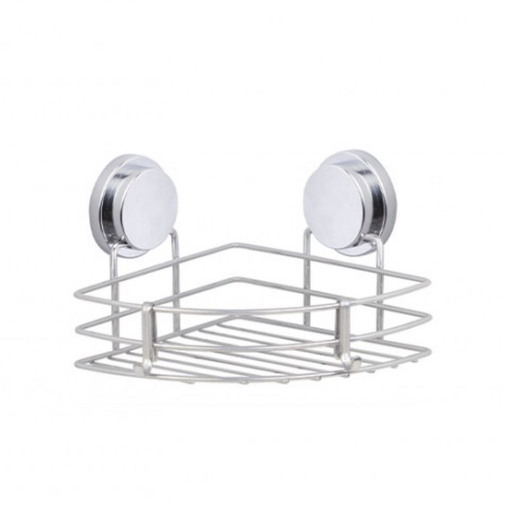 Ъглова етажерка за баня Metalife MGKB-715, 18х30 см, Хром