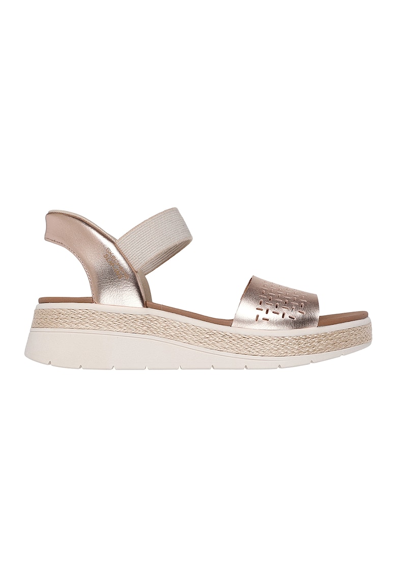 Скосени сандали Slip Ins™ Sun Ray - Розово златисто