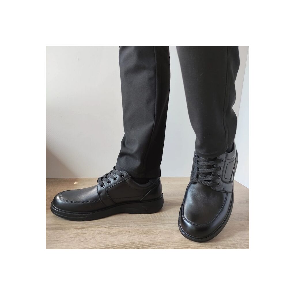 Ежедневни мъжки обувки  7D1903 Black - черни - Черен