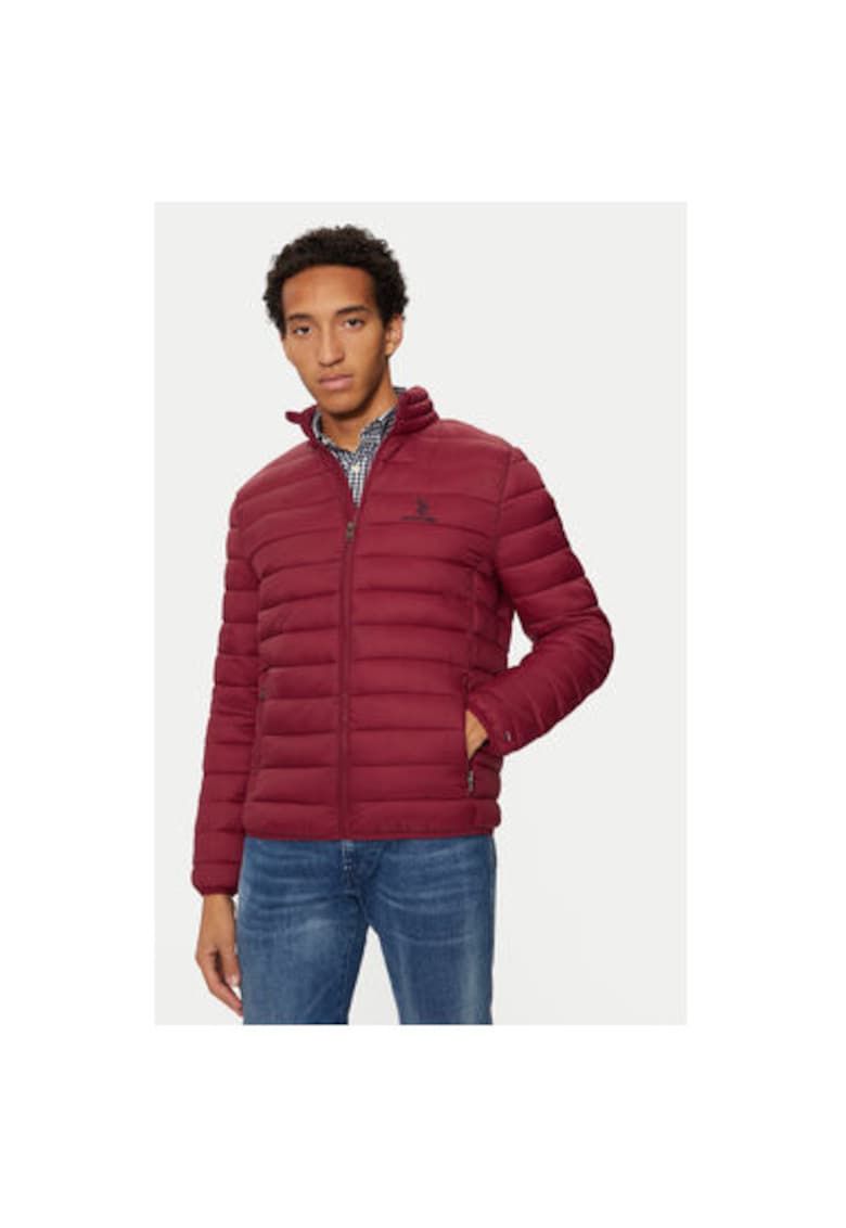 Мъжко яке - US Polo Assn. - 304798085 - Найлон - Черно - Черен