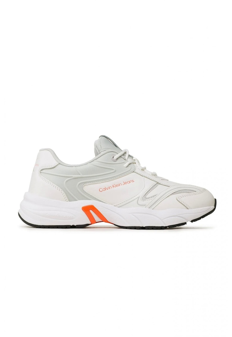 Pantofi sport Retro High/Low Frequency YM0YM00637 - Бял/Сив