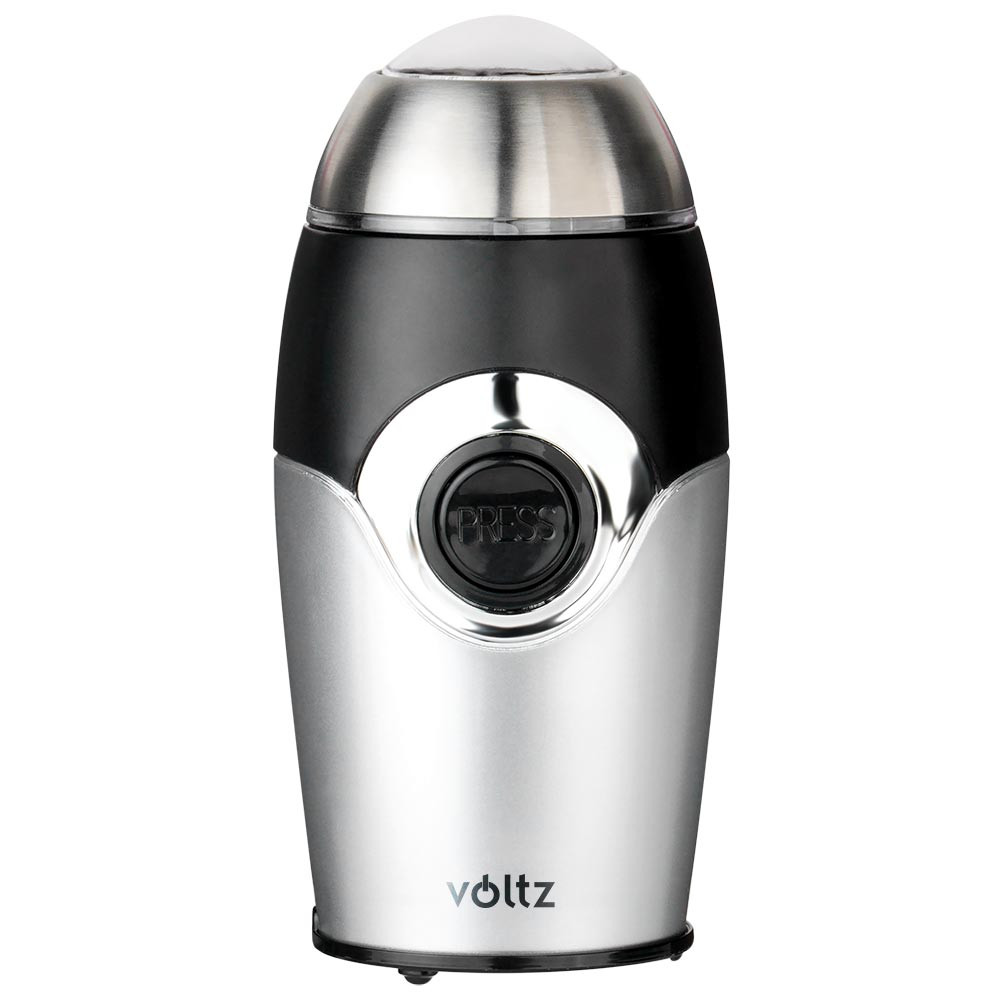Кафемелачка Voltz V51172B, 200W, 50 гр, Сребрист/черен