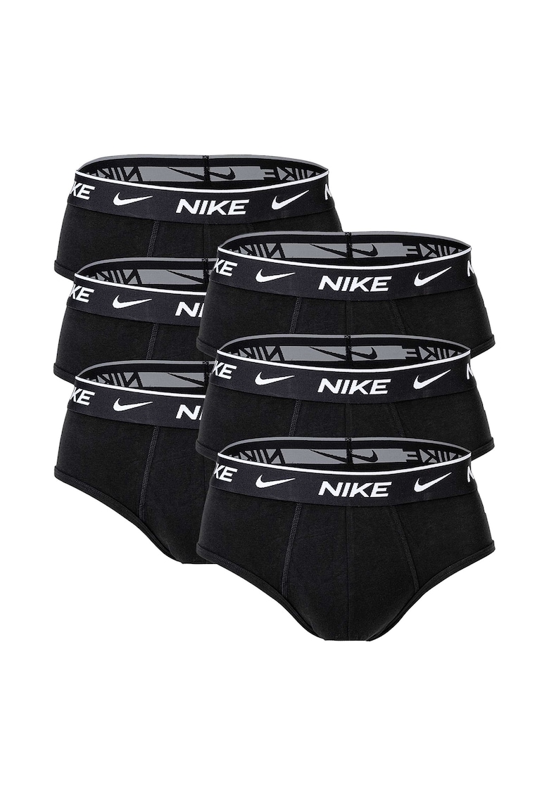Слипове с лого - 6 чифта - Черен елегантно черно Nike - топ цена