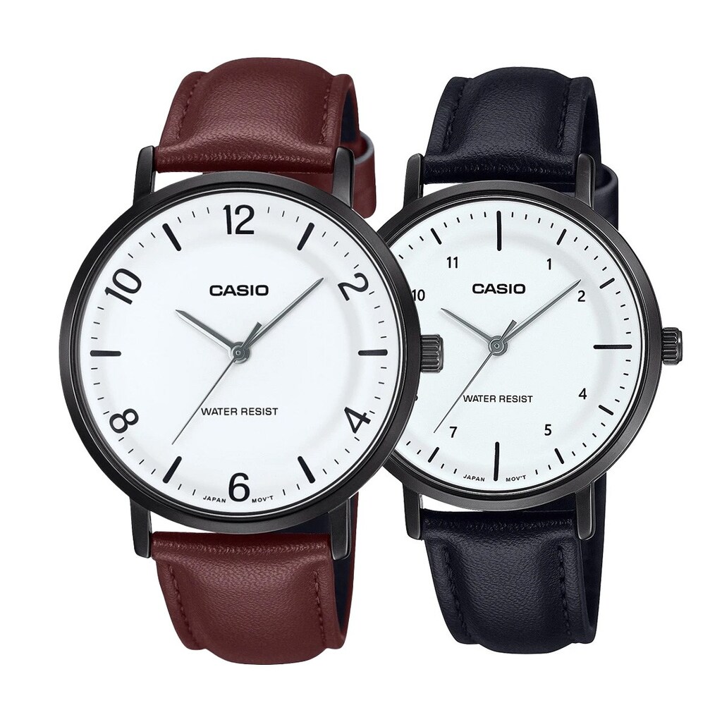 Комплект часовници за двойки Casio MTP-VT03BL-7BDF-LTP-VT03BL-7BDF